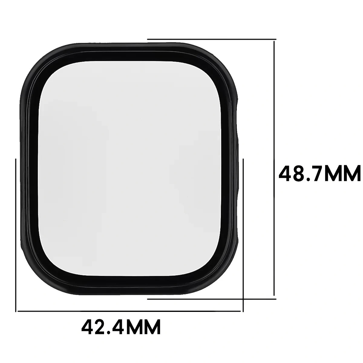 Kryt Bizon Case Watch Adamo Xiaomi Redmi Watch 6, black