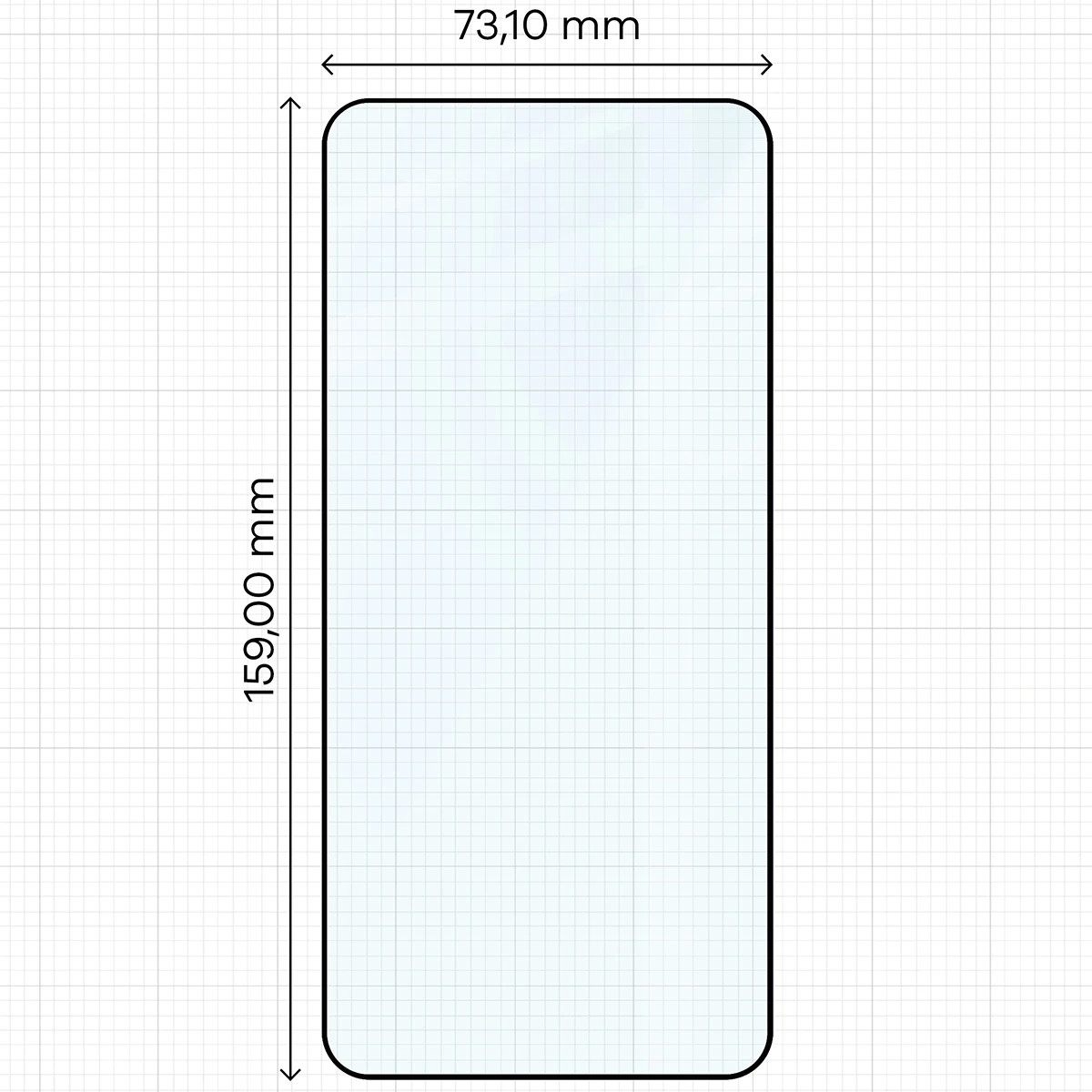 Ochranné sklo Bizon Glass Edge Oppo Find X9 Ultra, black frame
