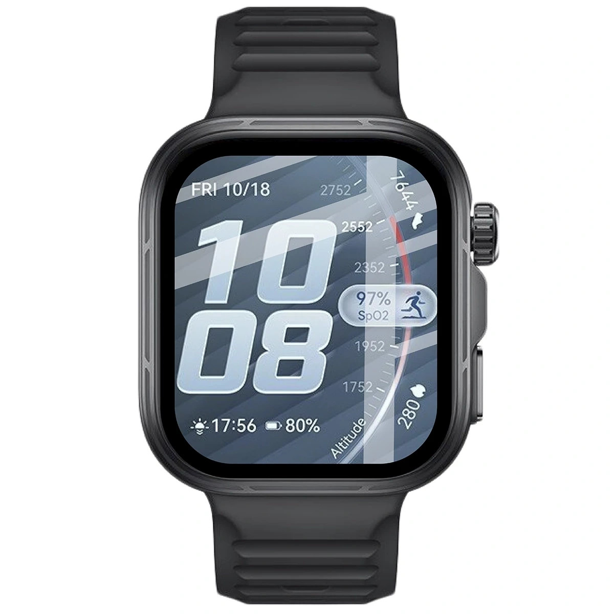 Kryt Bizon Watch Glass Edge Hybrid Huawei Watch Fit 5 Pro, black
