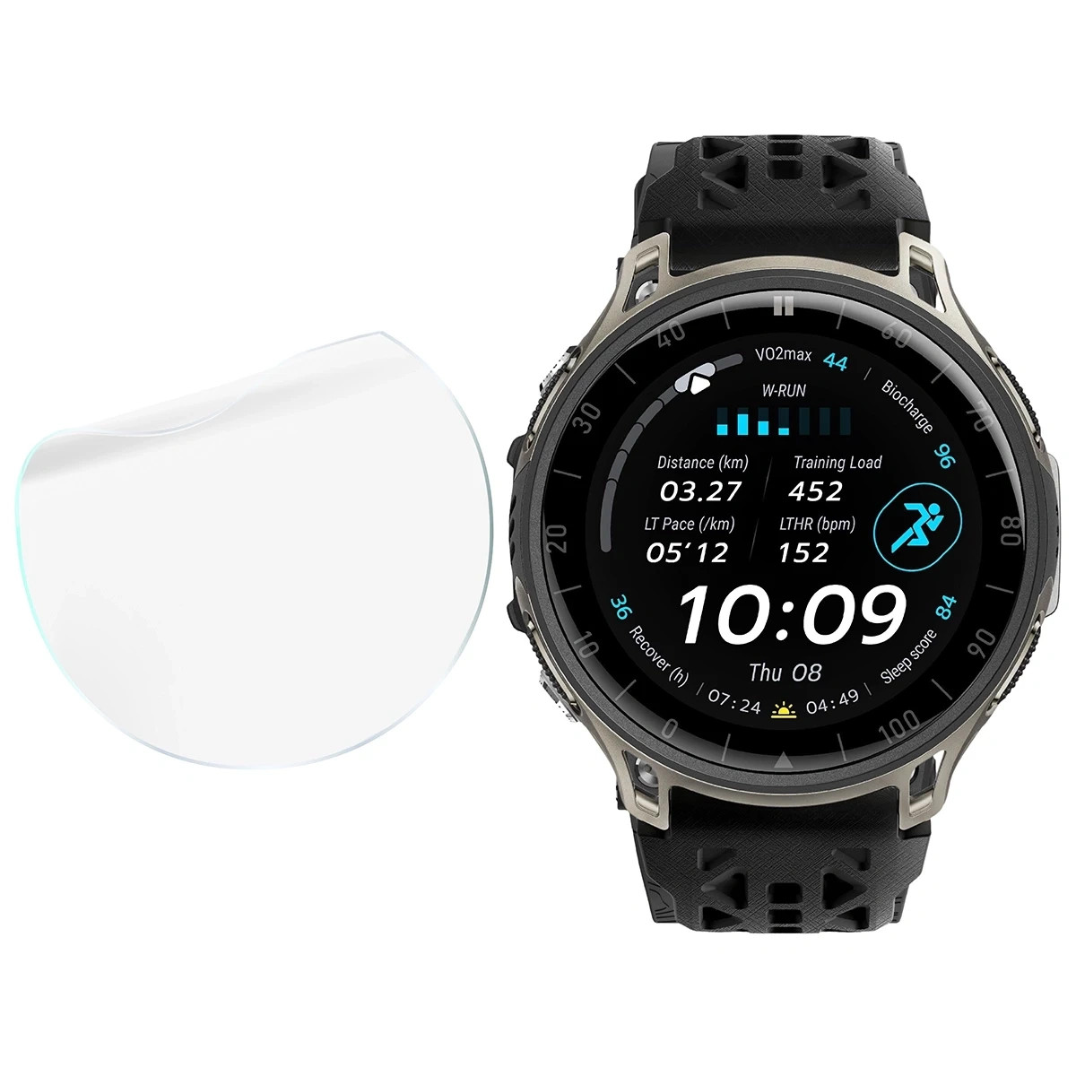 Ochranná fólie Bizon Watch Film HydroFlex Amazfit Cheetah 2 Ultra [3 PACK]