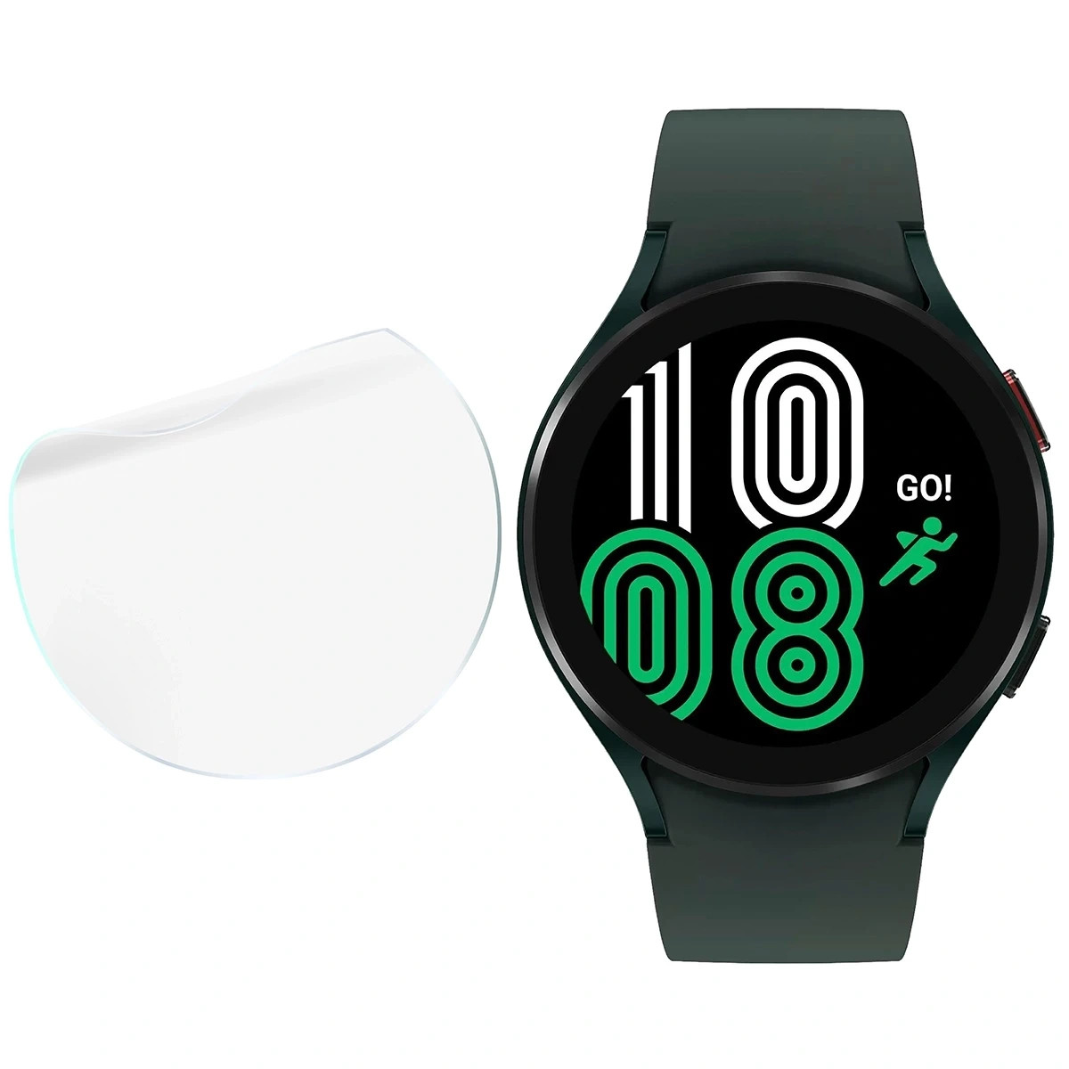 Ochranná fólie Bizon Watch Film HydroFlex Samsung Galaxy Watch 4 44 mm [3 PACK]