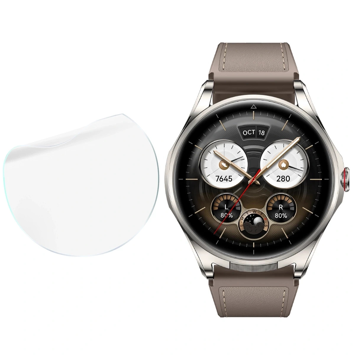 Ochranná fólie Bizon Watch Film HydroFlex Huawei Watch Buds 2 [3 PACK]