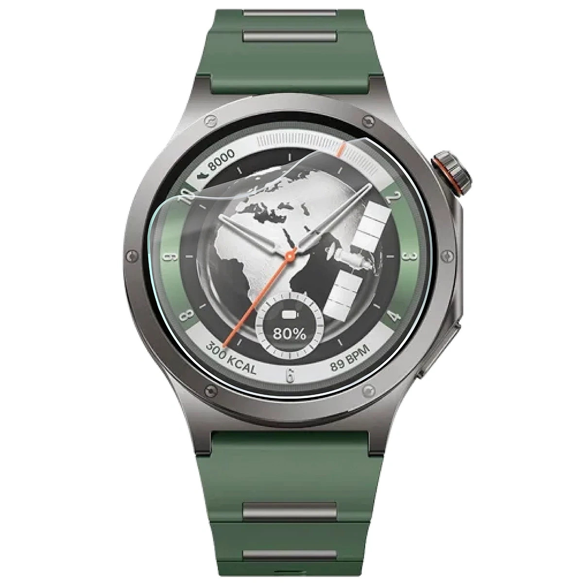 Kryt Bizon Watch Film HydroFlex OnePlus Watch 4 [3 PACK]