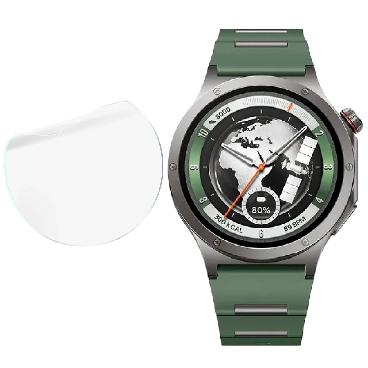 Kryt Bizon Watch Film HydroFlex OnePlus Watch 4 [3 PACK]