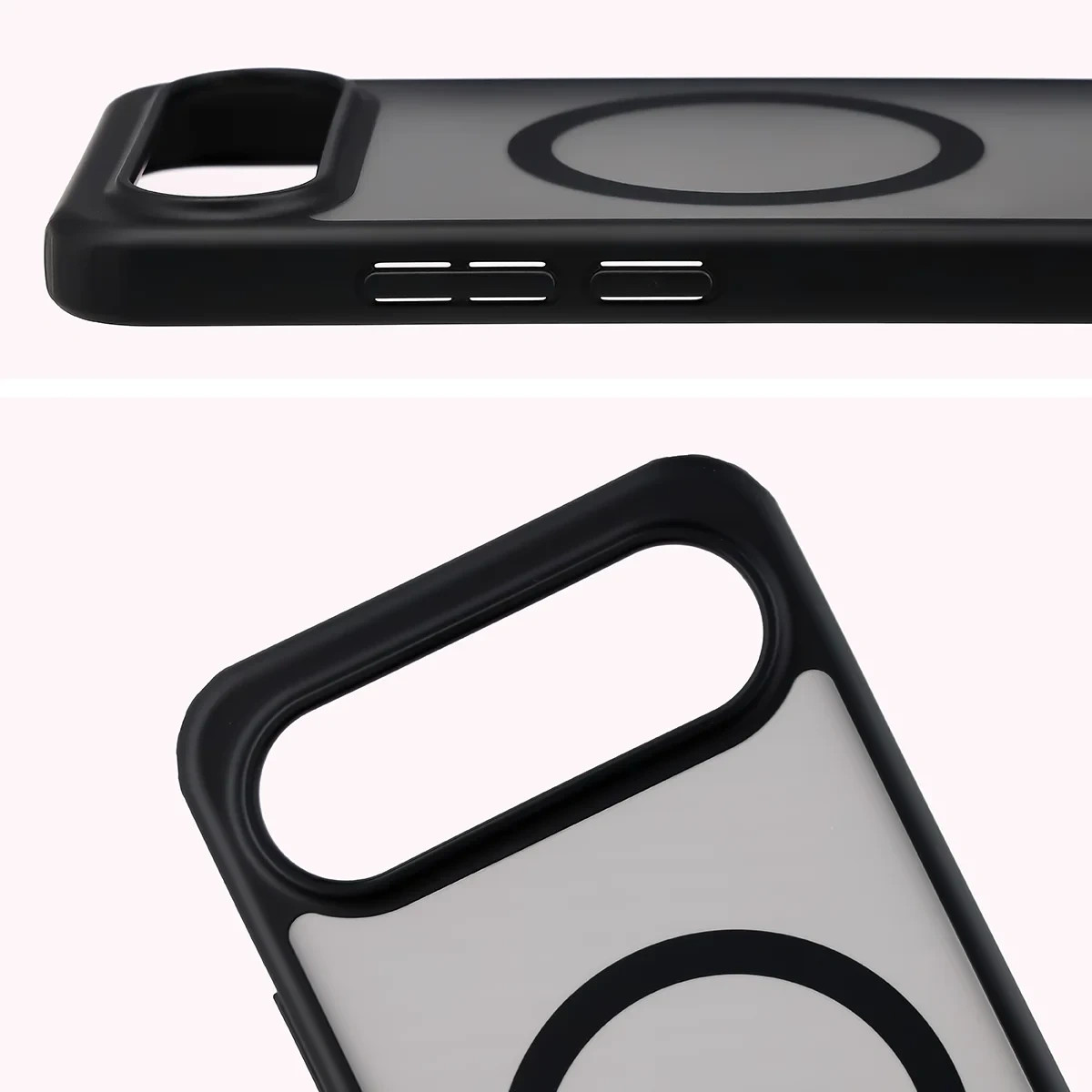 Kryt Bizon Case MatteO Magnetic Vivo X300 FE, smoky black