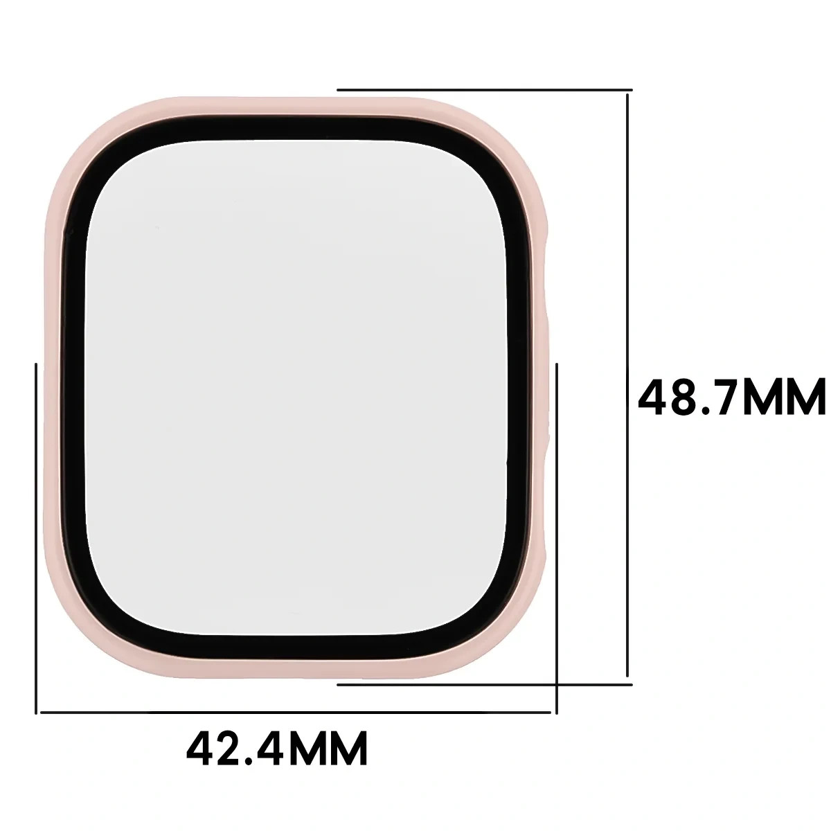 Kryt Bizon Case Watch Adamo Xiaomi Redmi Watch 6, pink