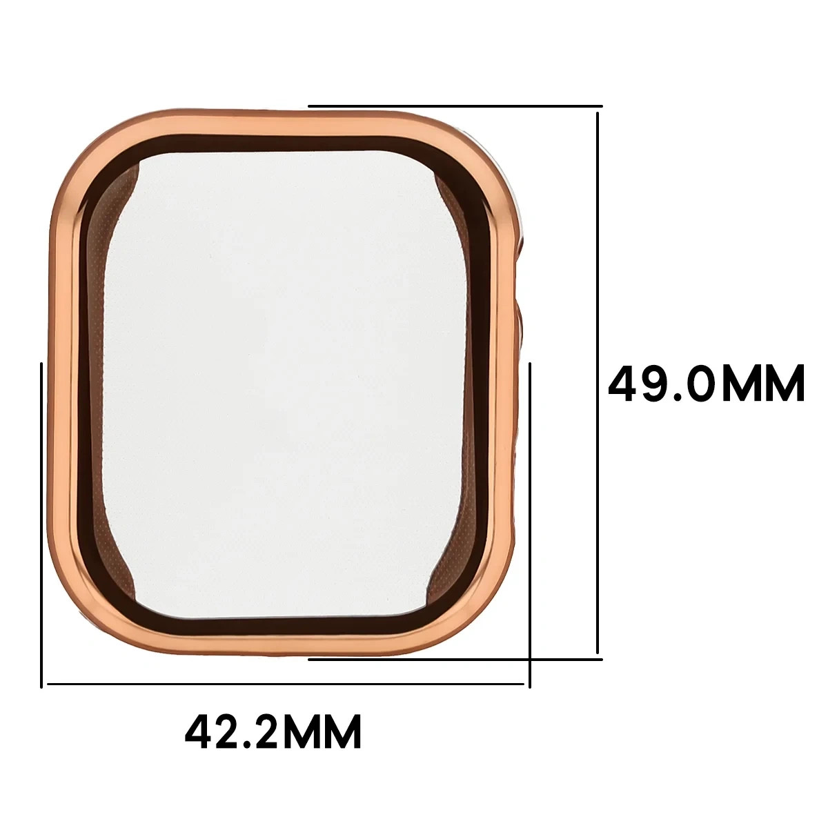 Kryt Bizon Case Watch Felipe Xiaomi Redmi Watch 6, rose gold