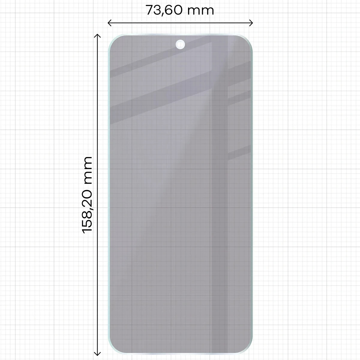 Ochranné sklo Bizon Hybrid Shadow Xiaomi 17T Pro, matte