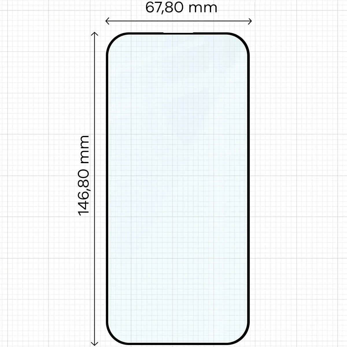 Ochranné sklo Bizon Glass Aplikator Edge Apple iPhone 17 Pro [2 PACK]