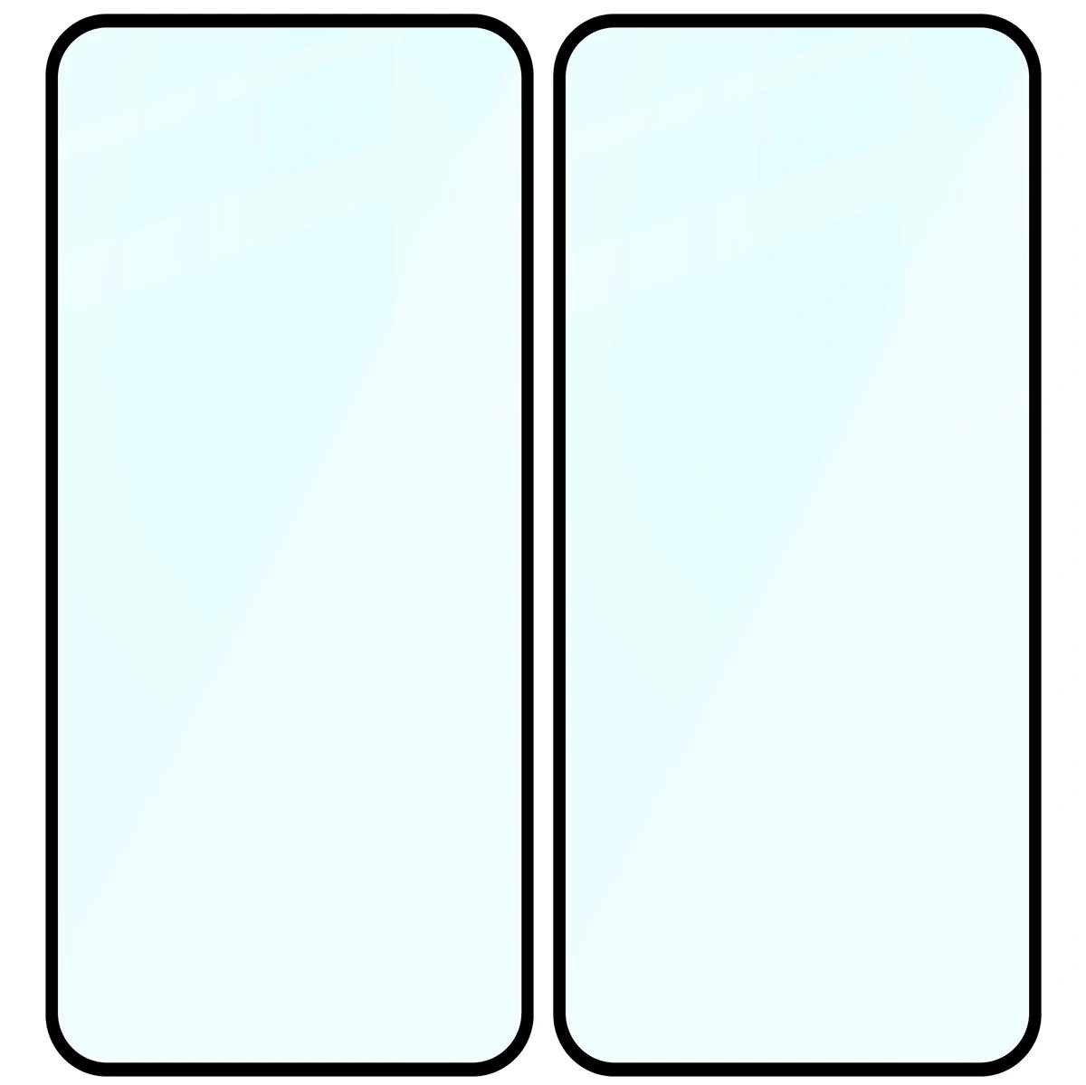 Ochranné sklo Bizon Glass Edge Duo Xiaomi Redmi 15 4G / 5G, black frame [2 PACK]