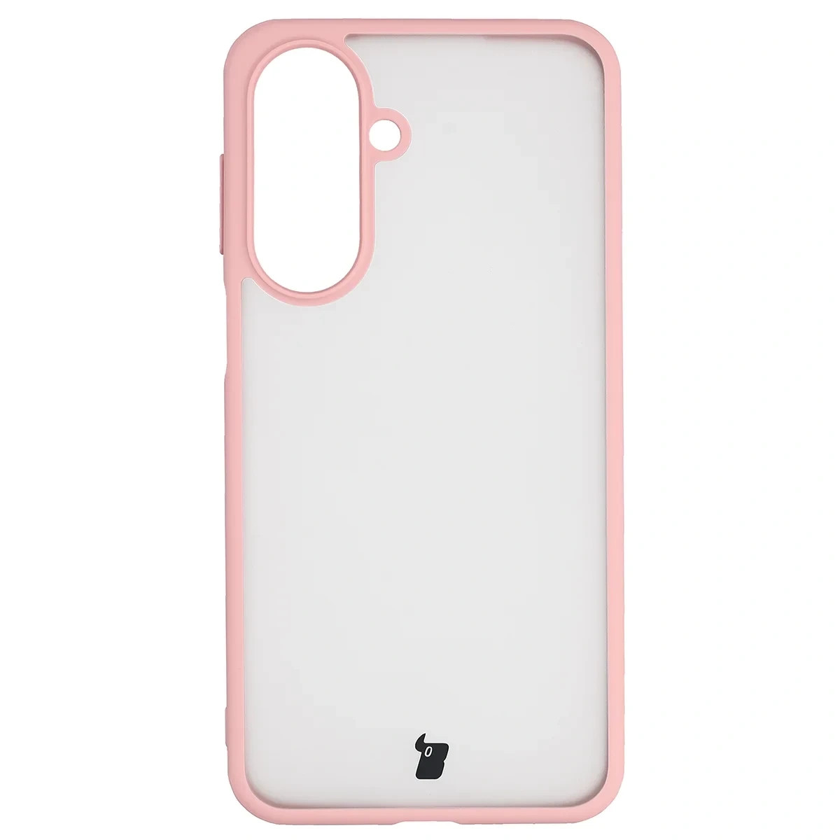 Kryt Bizon Case Angelo Samsung Galaxy A27 5G, semi-transparent with a light pink frame