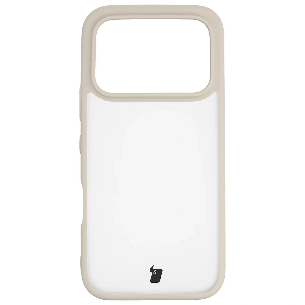 Kryt Bizon Case Angelo Honor 600 5G / 600 Pro 5G, semi-transparent with a beige frame