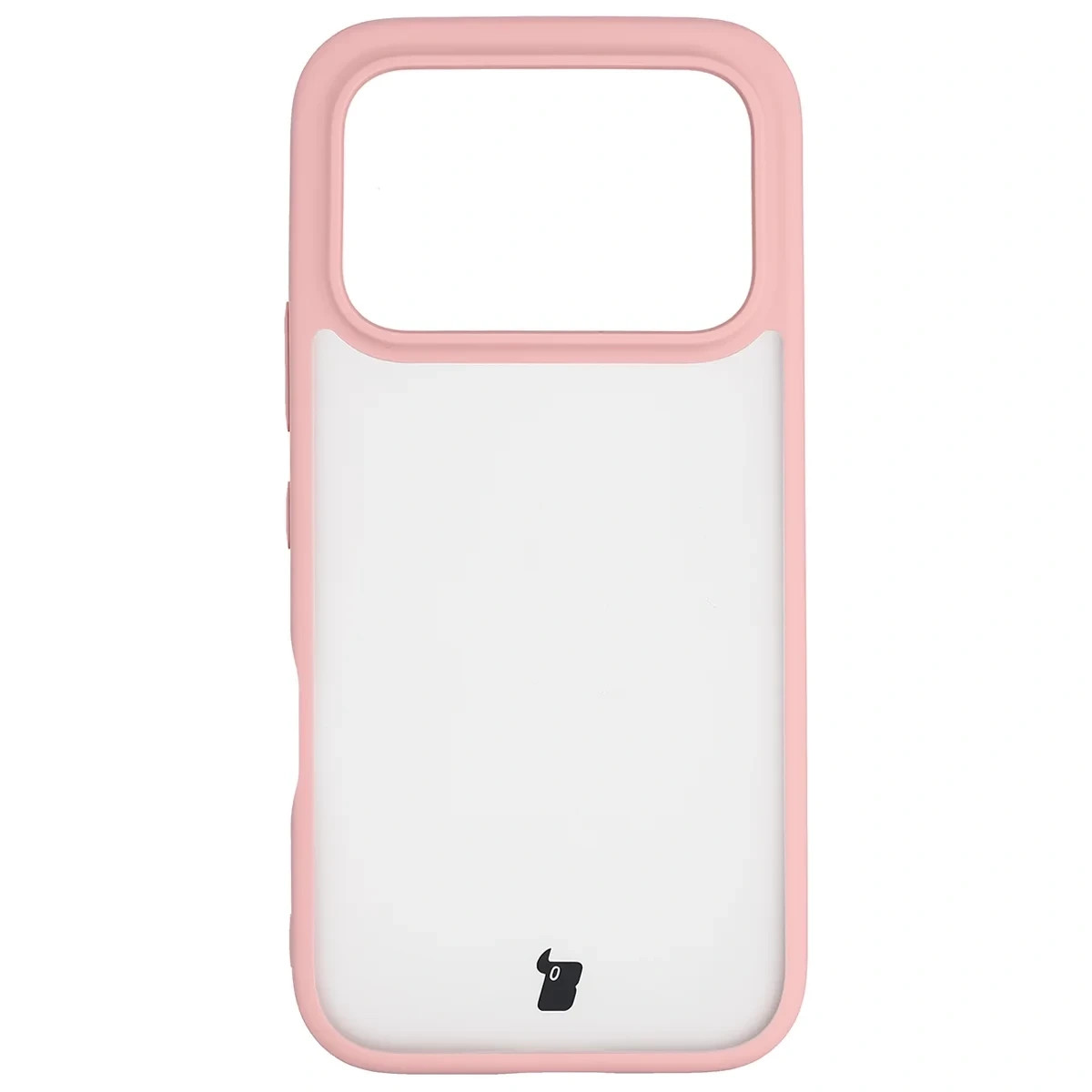 Kryt Bizon Case Angelo Honor 600 5G / 600 Pro 5G, semi-transparent with a light pink frame