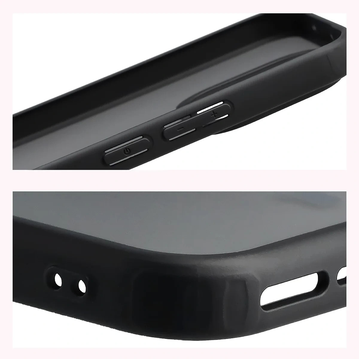 Kryt Bizon Case Angelo Vivo V70 5G, smoked with a black frame