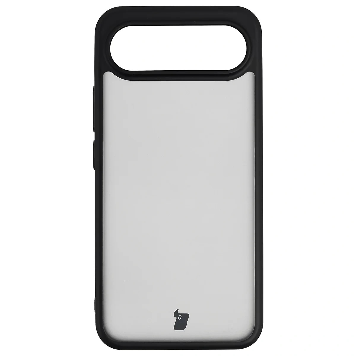 Kryt Bizon Case Angelo Vivo X300 FE, smoked with a black frame