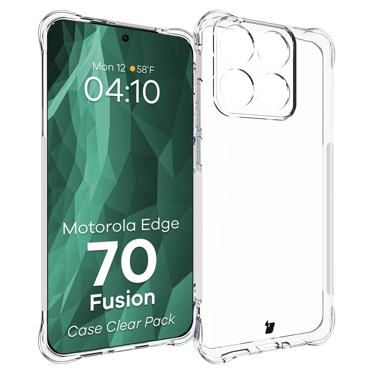 Kryt Bizon Case Clear Pack Motorola Edge 70 Fusion