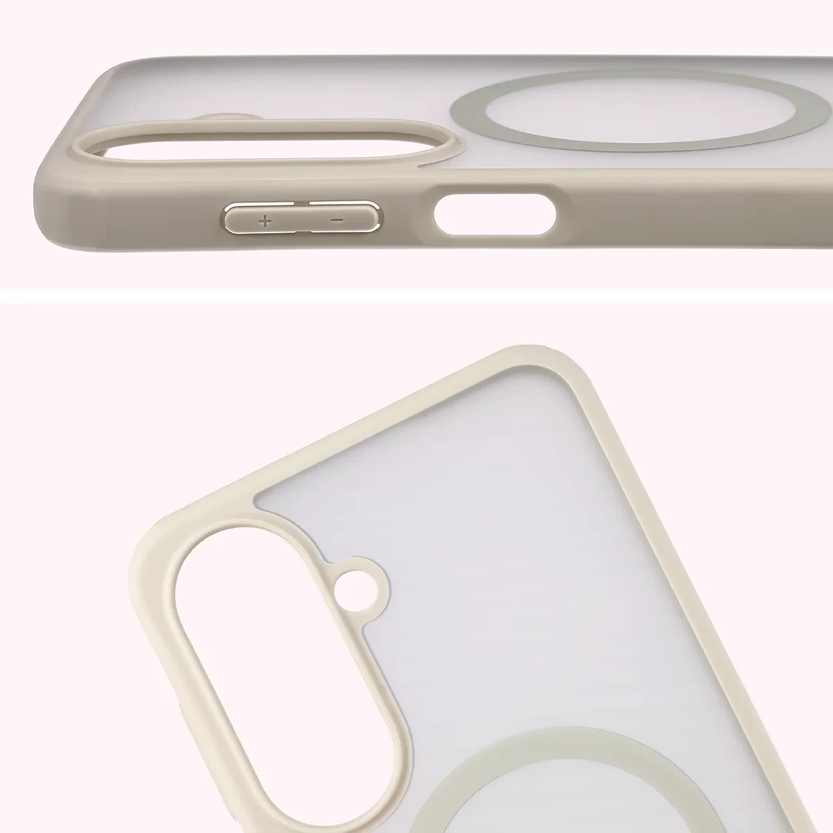 Kryt Bizon Case MatteO Magnetic Samsung Galaxy A27 5G, smoky beige