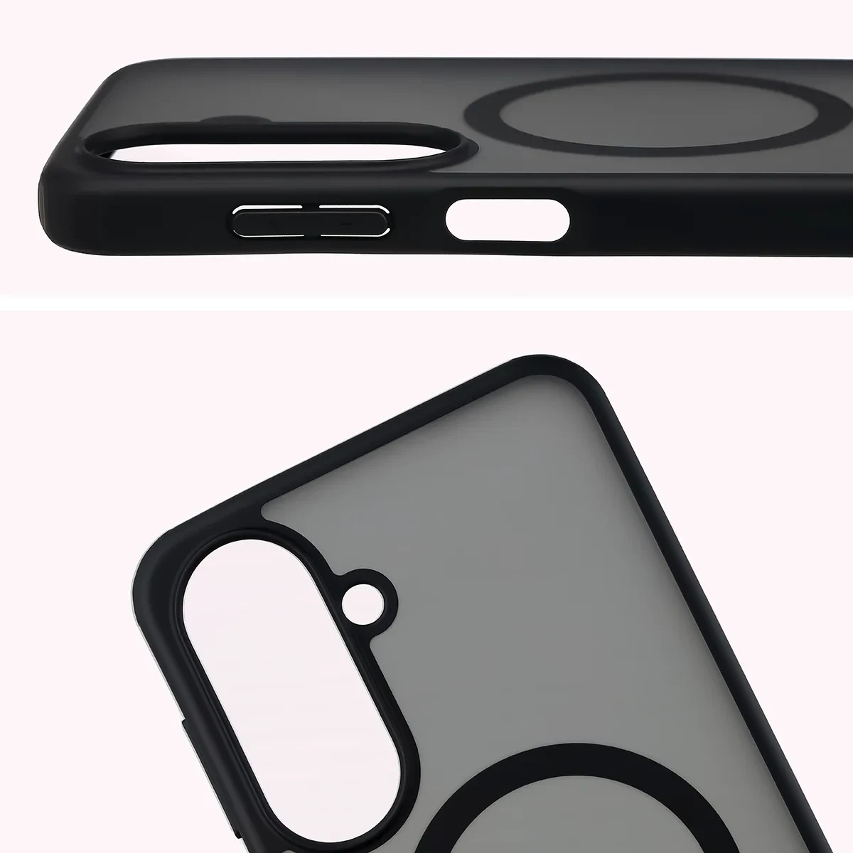 Kryt Bizon Case MatteO Magnetic Samsung Galaxy A27 5G, smoky black