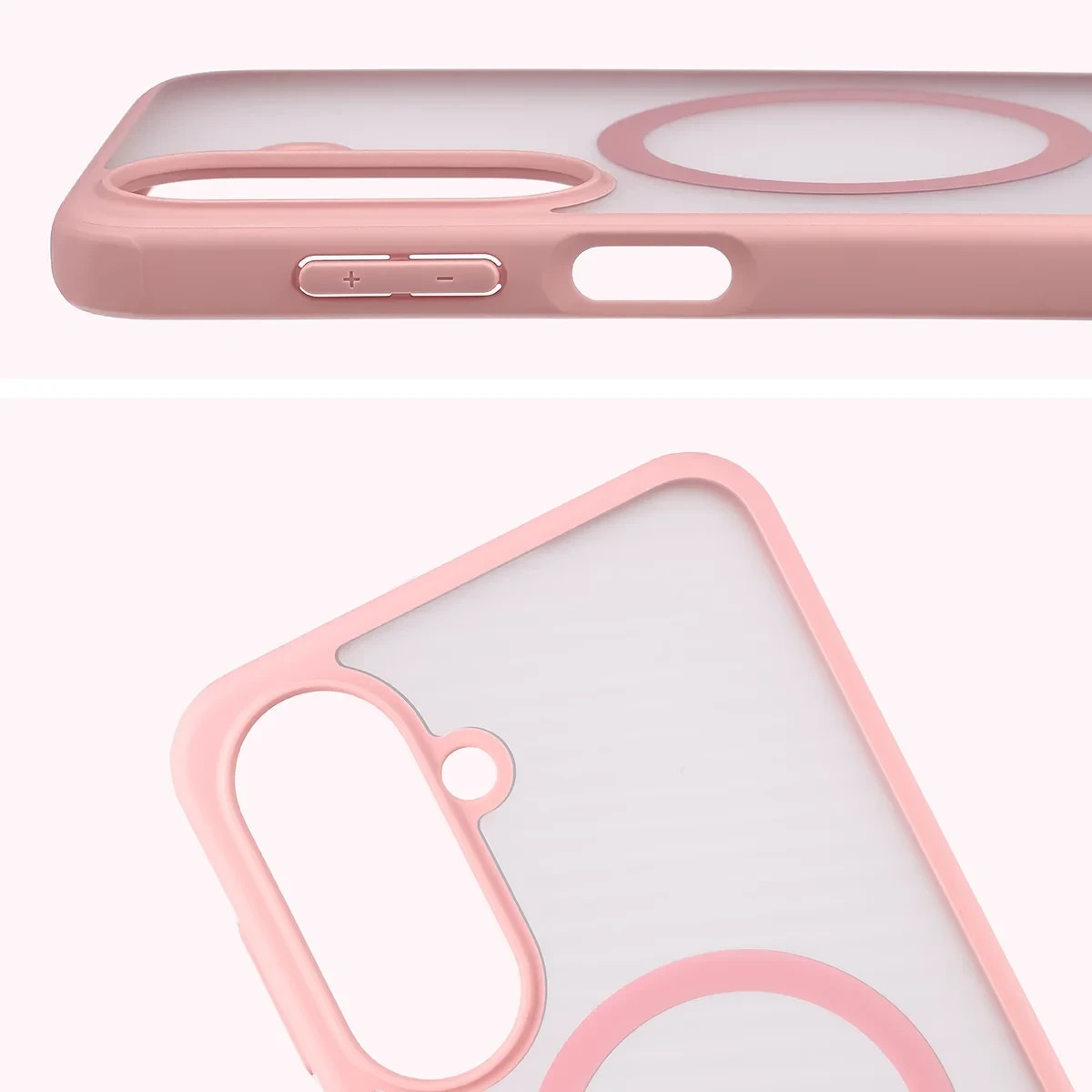 Kryt Bizon Case MatteO Magnetic Samsung Galaxy A27 5G, smoky light pink