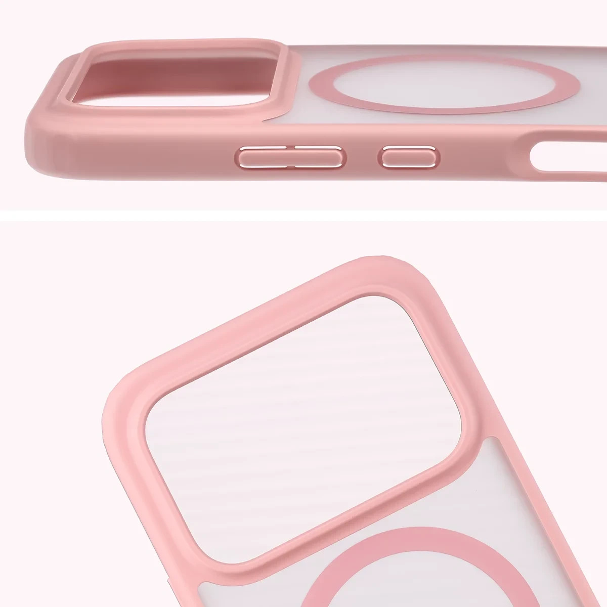 Kryt Bizon Case MatteO Magnetic Honor 600 5G / 600 Pro 5G, smoky light pink