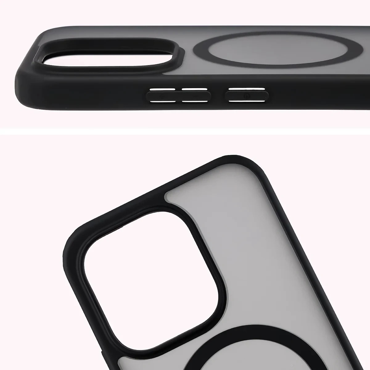 Kryt Bizon Case MatteO Magnetic Vivo V70 5G, smoky black