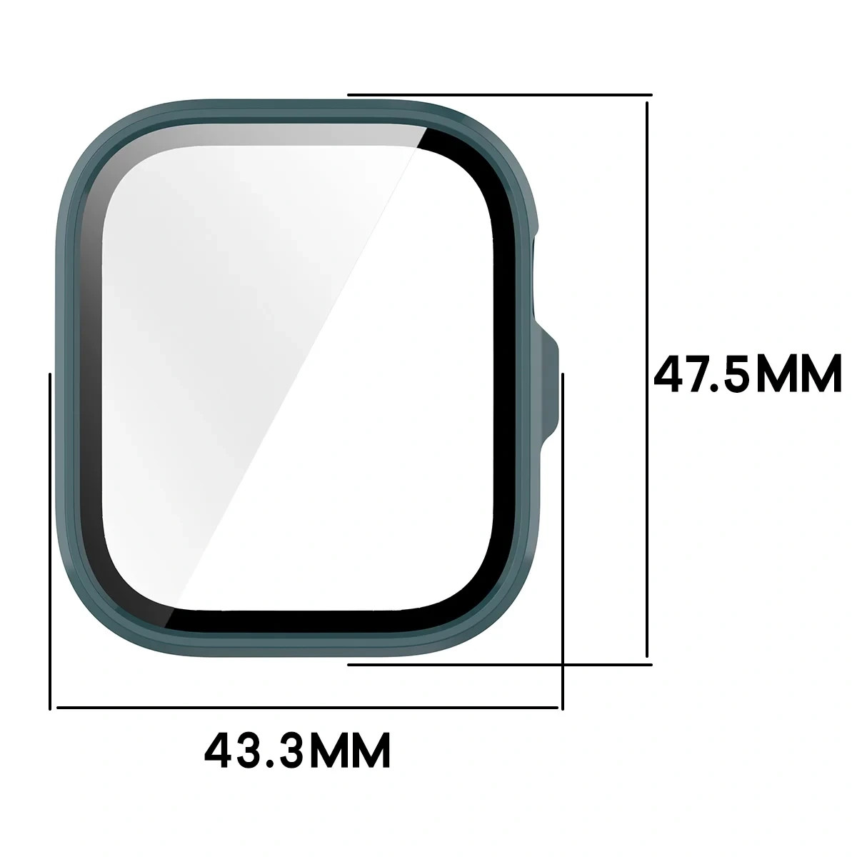 Kryt Bizon Case Watch Adamo Huawei Watch Fit 5 Pro, green