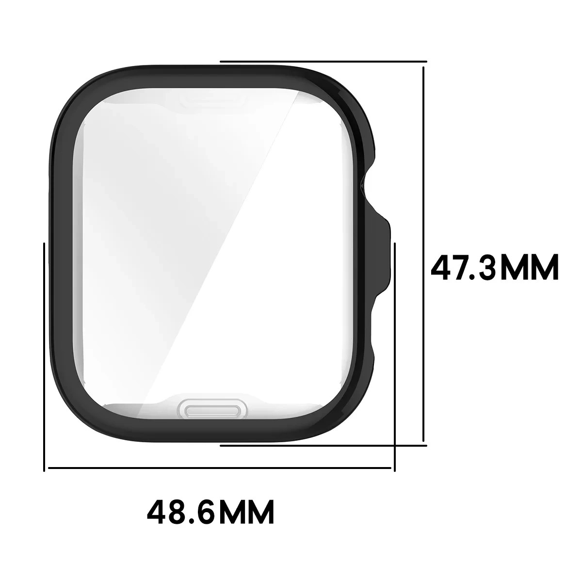 Kryt Bizon Case Watch Felipe Huawei Watch Fit 5 Pro, black