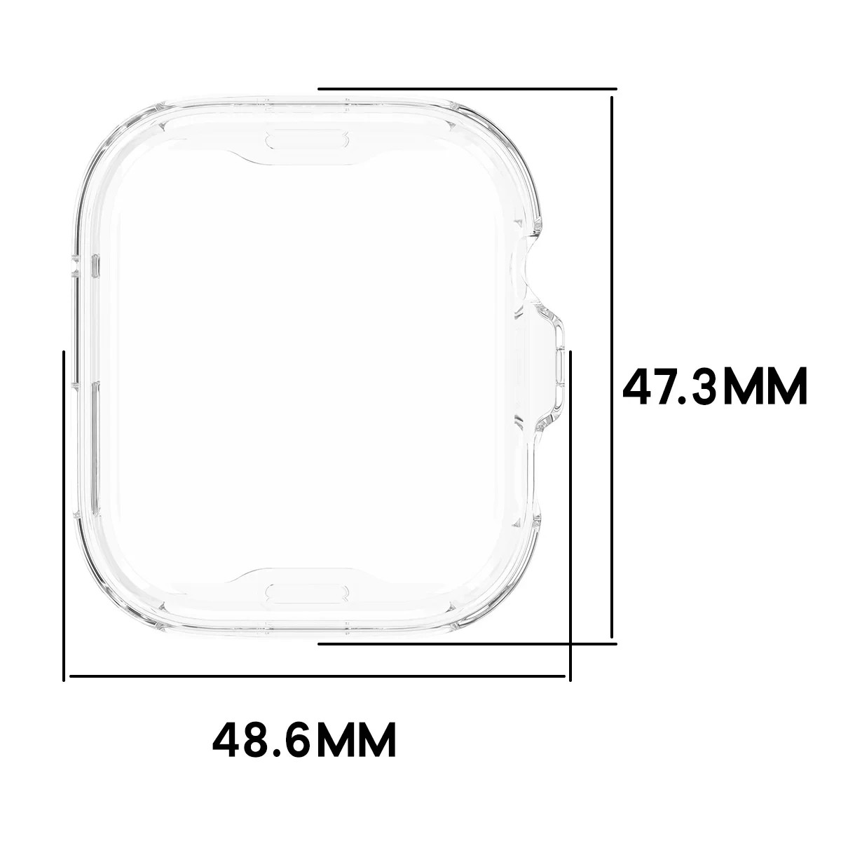 Kryt Bizon Case Watch Felipe Huawei Watch Fit 5 Pro, clear