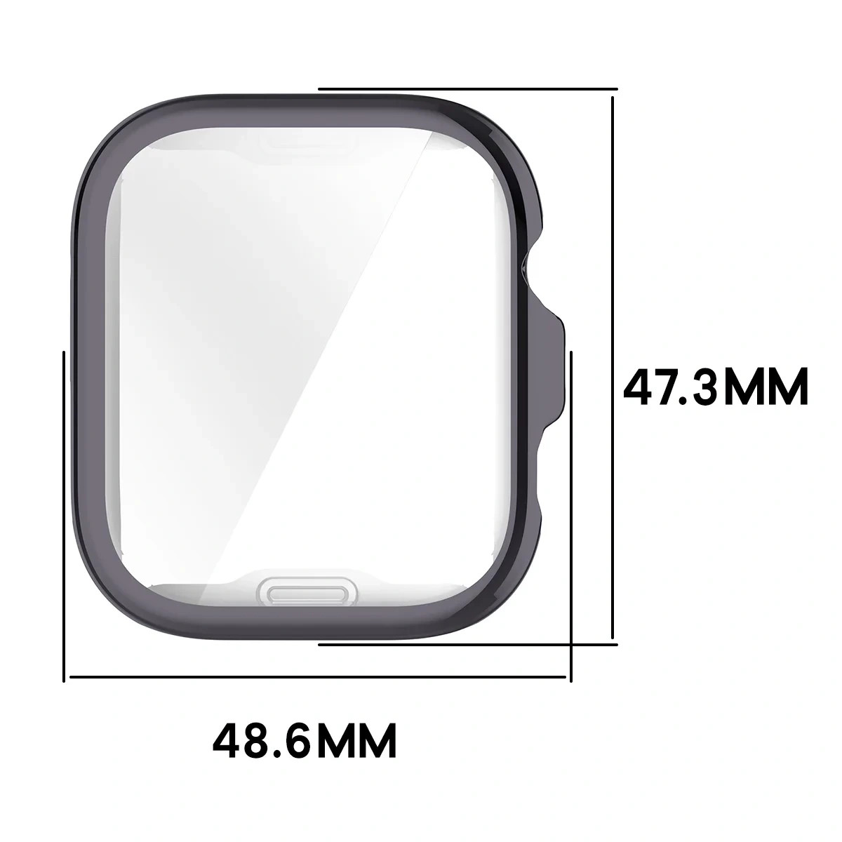 Kryt Bizon Case Watch Felipe Huawei Watch Fit 5 Pro, grey