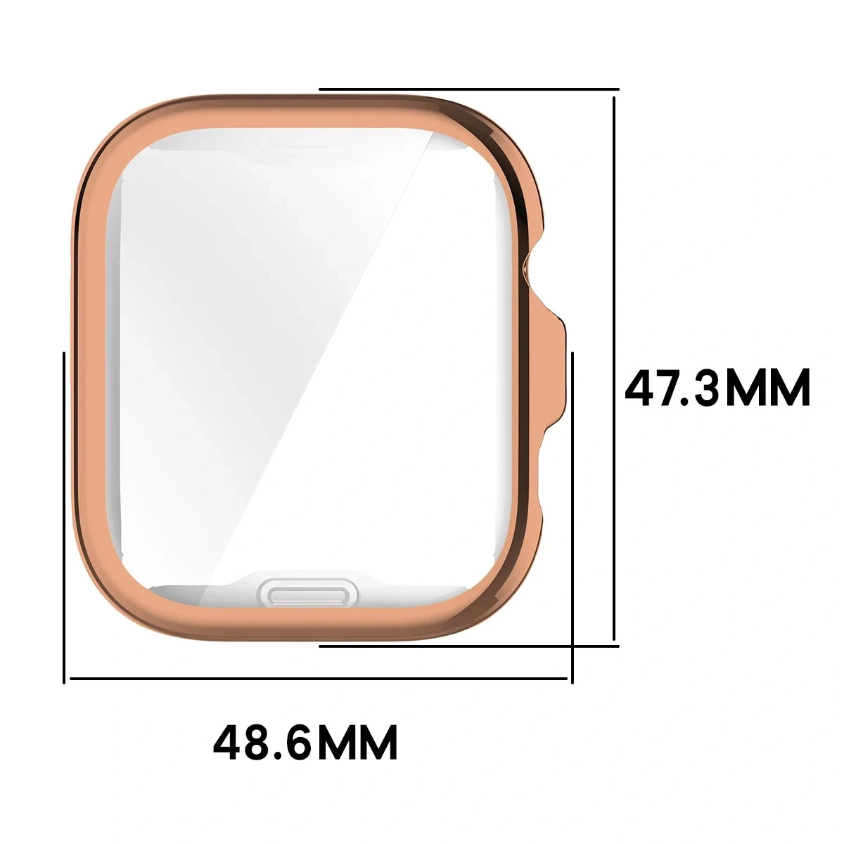 Kryt Bizon Case Watch Felipe Huawei Watch Fit 5 Pro, rose gold