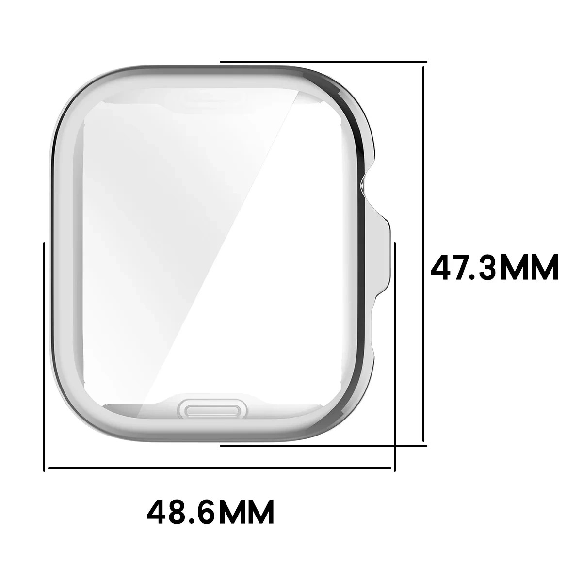 Kryt Bizon Case Watch Felipe Huawei Watch Fit 5 Pro, silver
