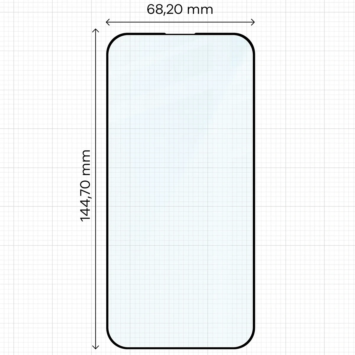 Ochranné sklo Bizon Glass Aplikator Edge Apple iPhone 15 / 16