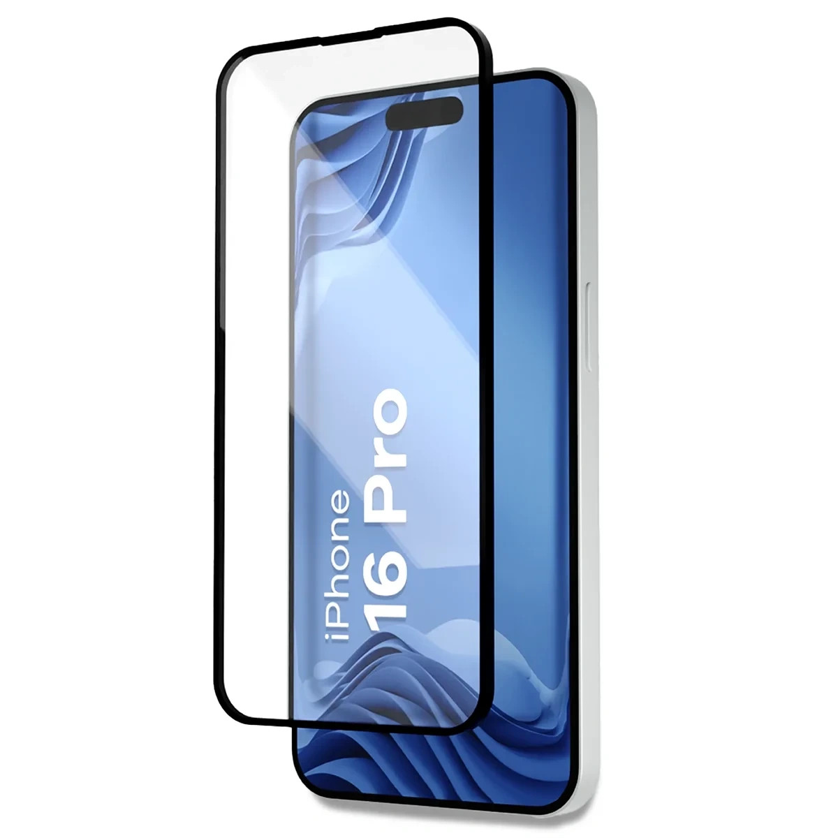 Ochranné sklo Bizon Glass Aplikator Edge Apple iPhone 16 Pro