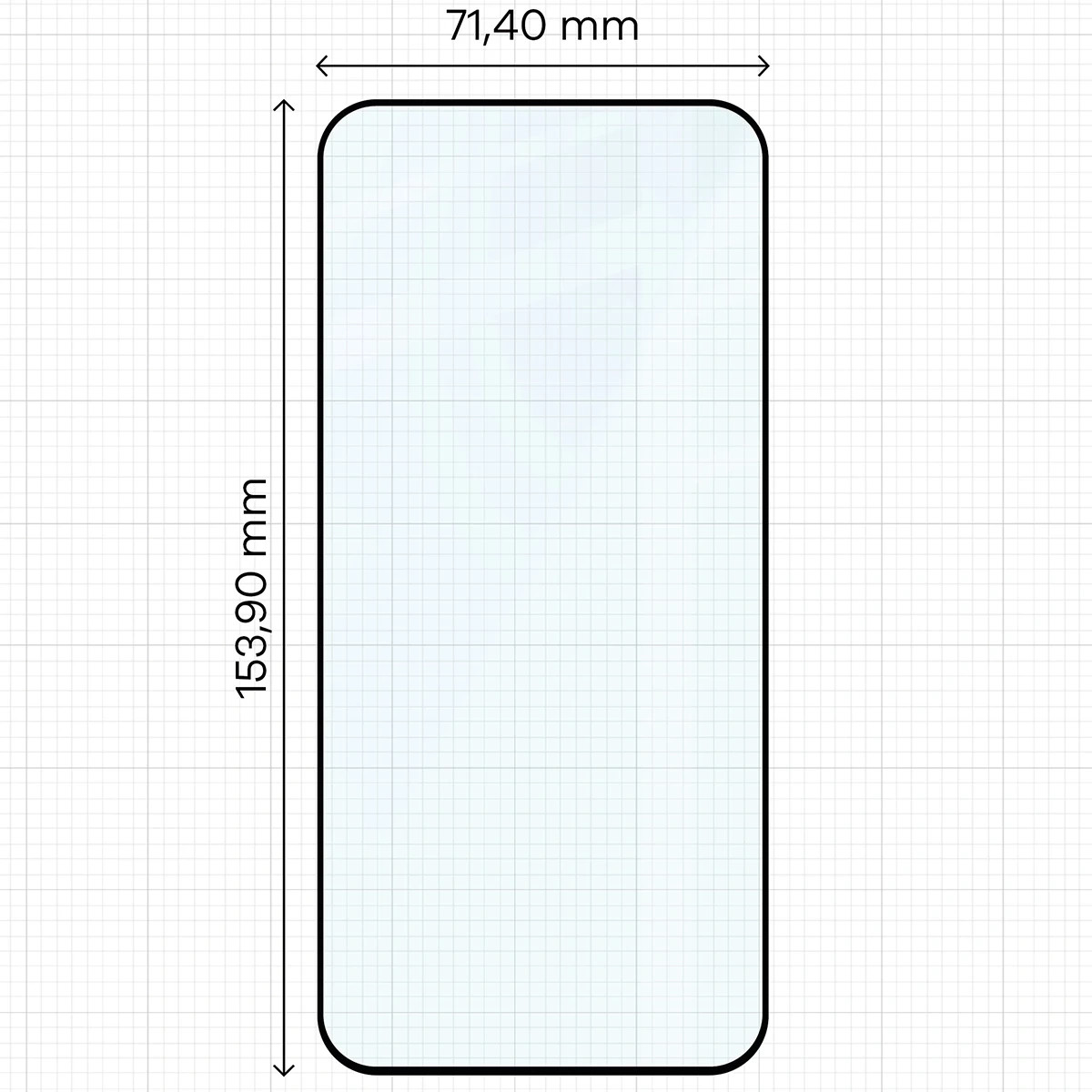 Ochranné sklo Bizon Glass Edge Xiaomi 17T, black frame