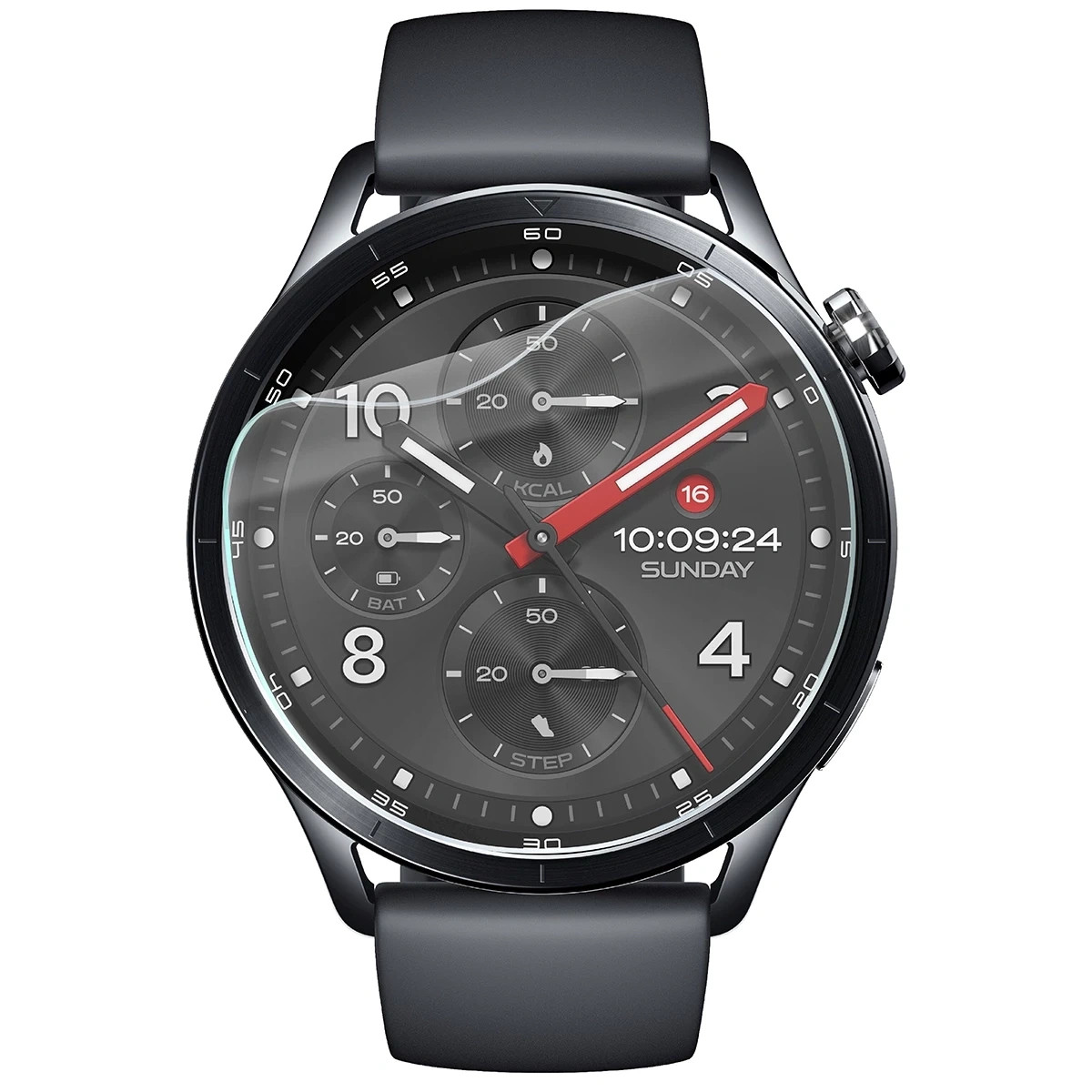 Kryt Bizon Watch Film HydroFlex Xiaomi Watch S5 [3 PACK]