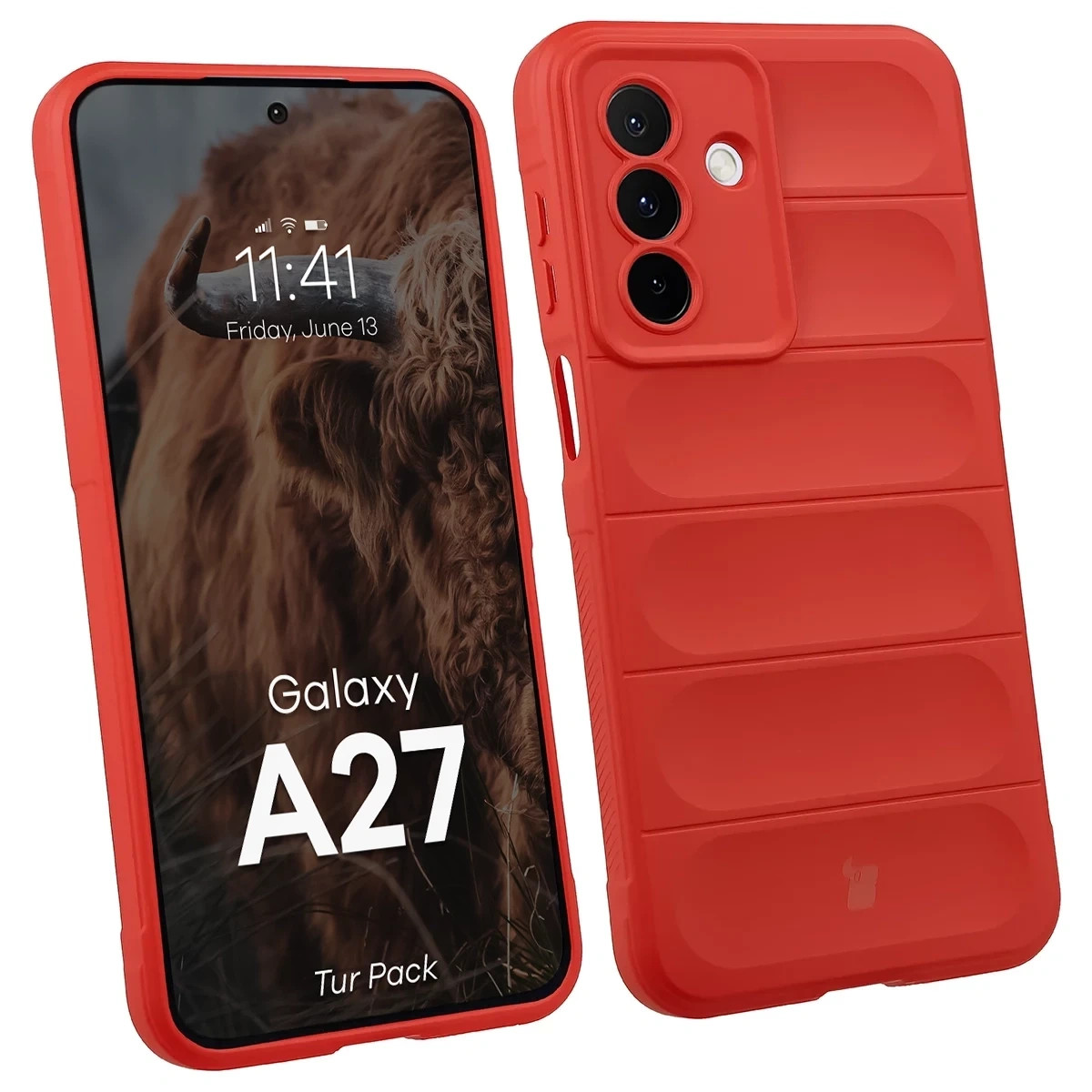 Kryt Bizon Tur Pack Samsung Galaxy A27 5G, red