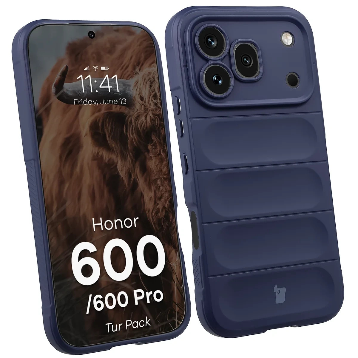 Kryt Bizon Tur Pack Honor 600 5G / 600 Pro 5G, navy blue