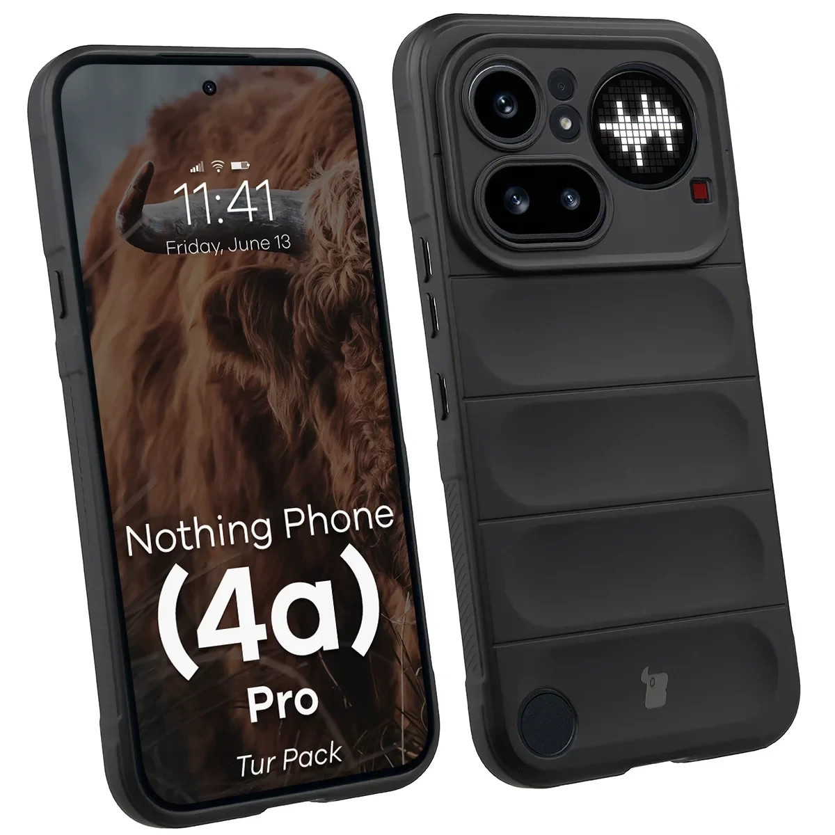 Kryt Bizon Tur Pack Nothing Phone (4a) Pro, black