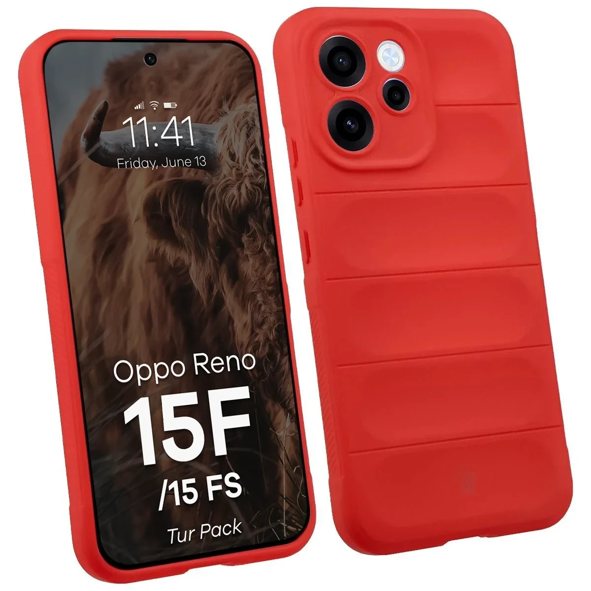 Kryt Bizon Tur Pack Oppo Reno 15 F / FS, red