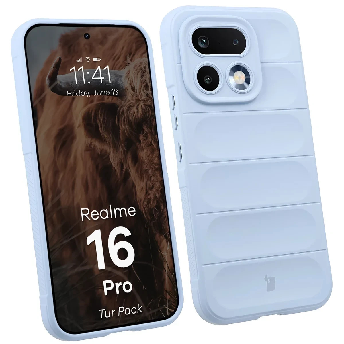 Kryt Bizon Tur Pack Realme 16 Pro 5G, light blue