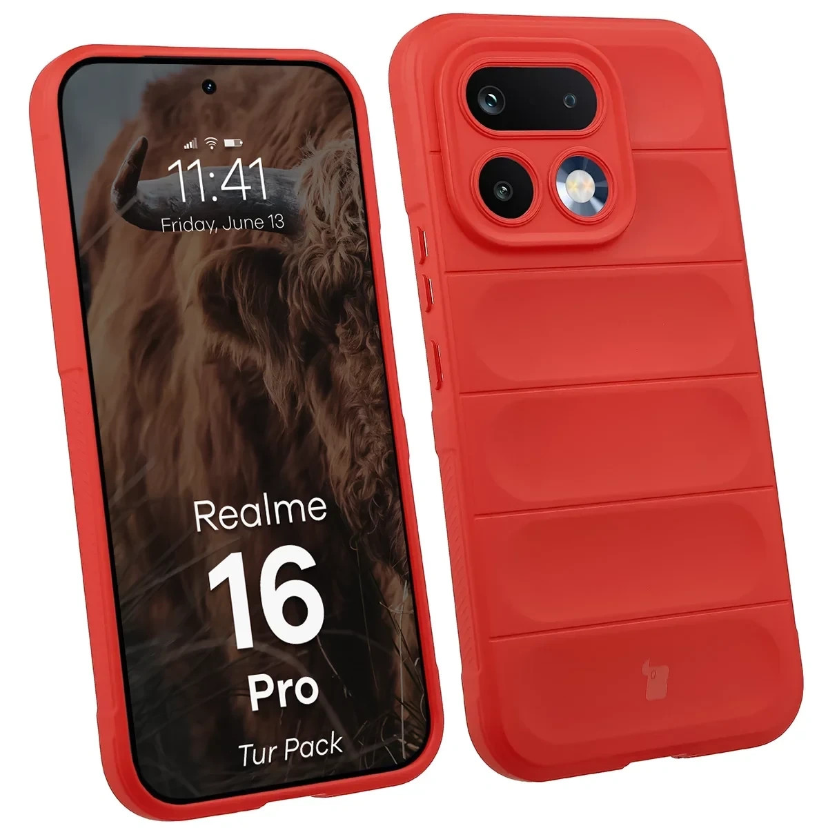 Kryt Bizon Tur Pack Realme 16 Pro 5G, red