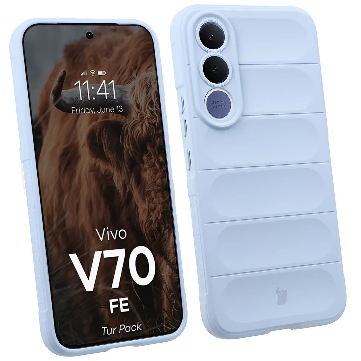 Kryt Bizon Tur Pack Vivo V70 FE 5G, light blue