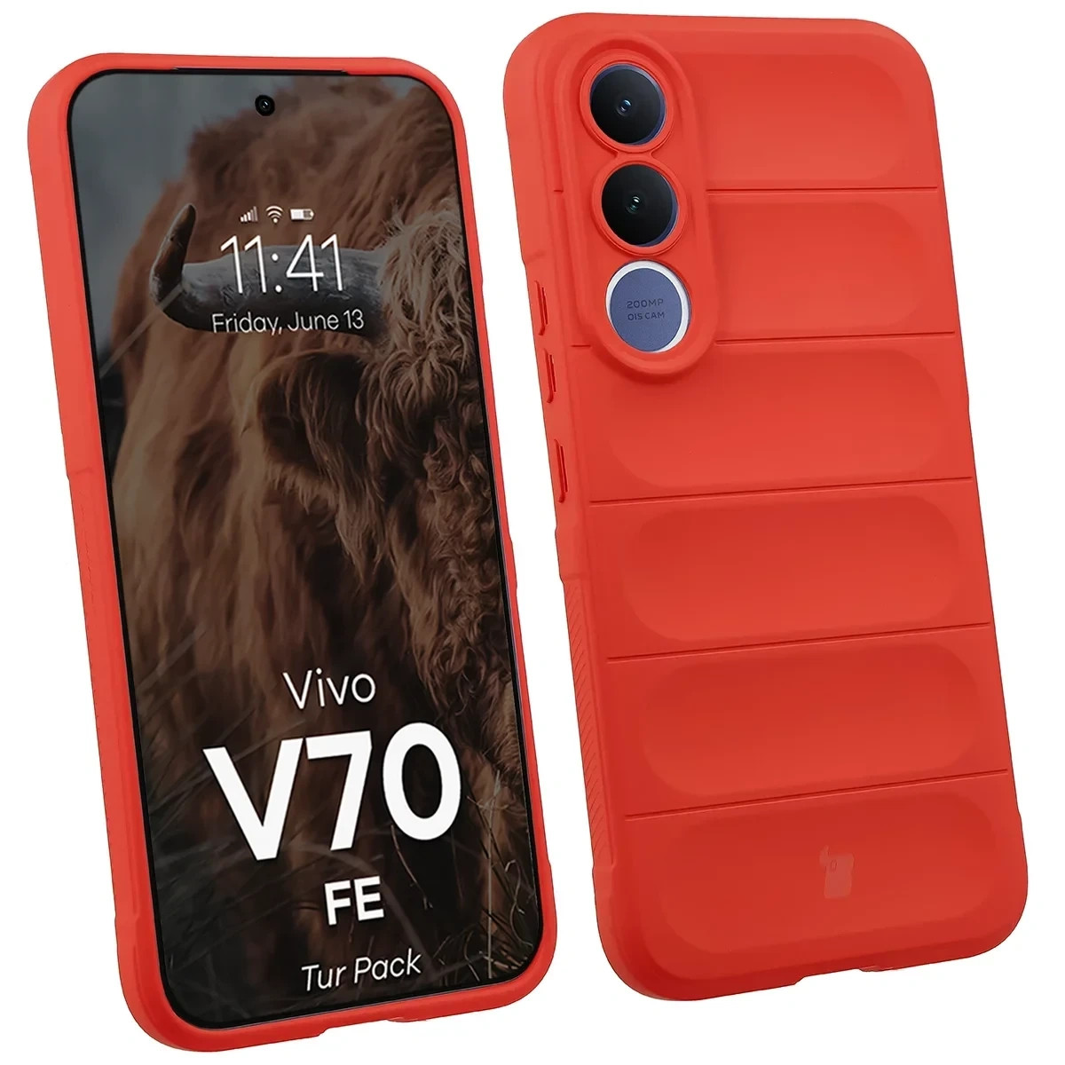 Kryt Bizon Tur Pack Vivo V70 FE 5G, red