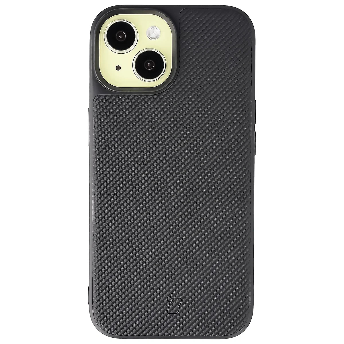 Kryt Bizon Case CarbO Magnetic Apple iPhone 15, black
