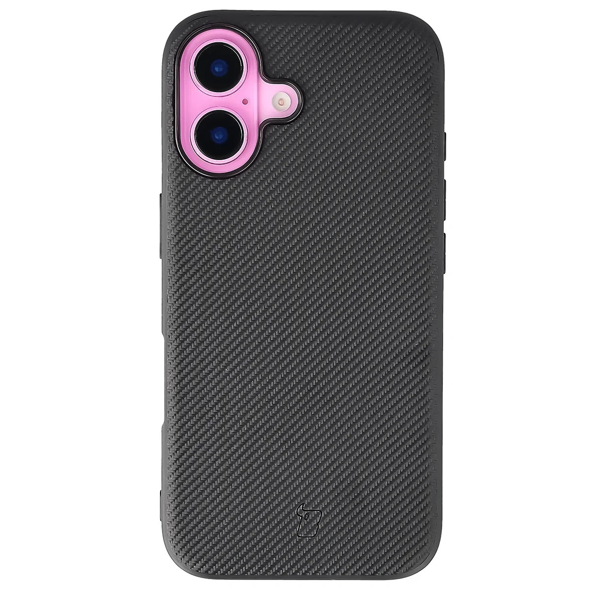 Kryt Bizon Case CarbO Magnetic Apple iPhone 16, black