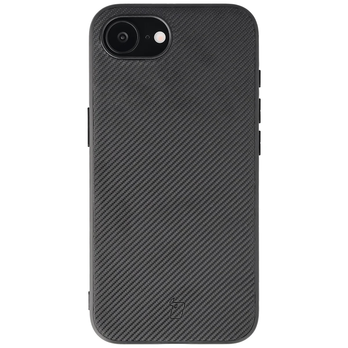 Kryt Bizon Case CarbO Magnetic Apple iPhone 17e / 16e, black