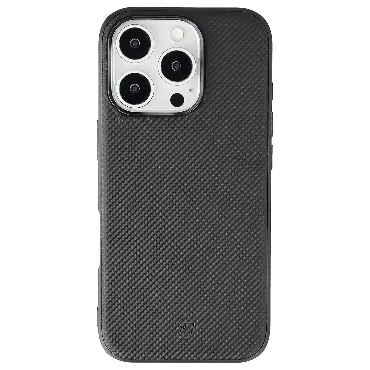Kryt Bizon Case CarbO Magnetic Apple iPhone 16 Pro, black