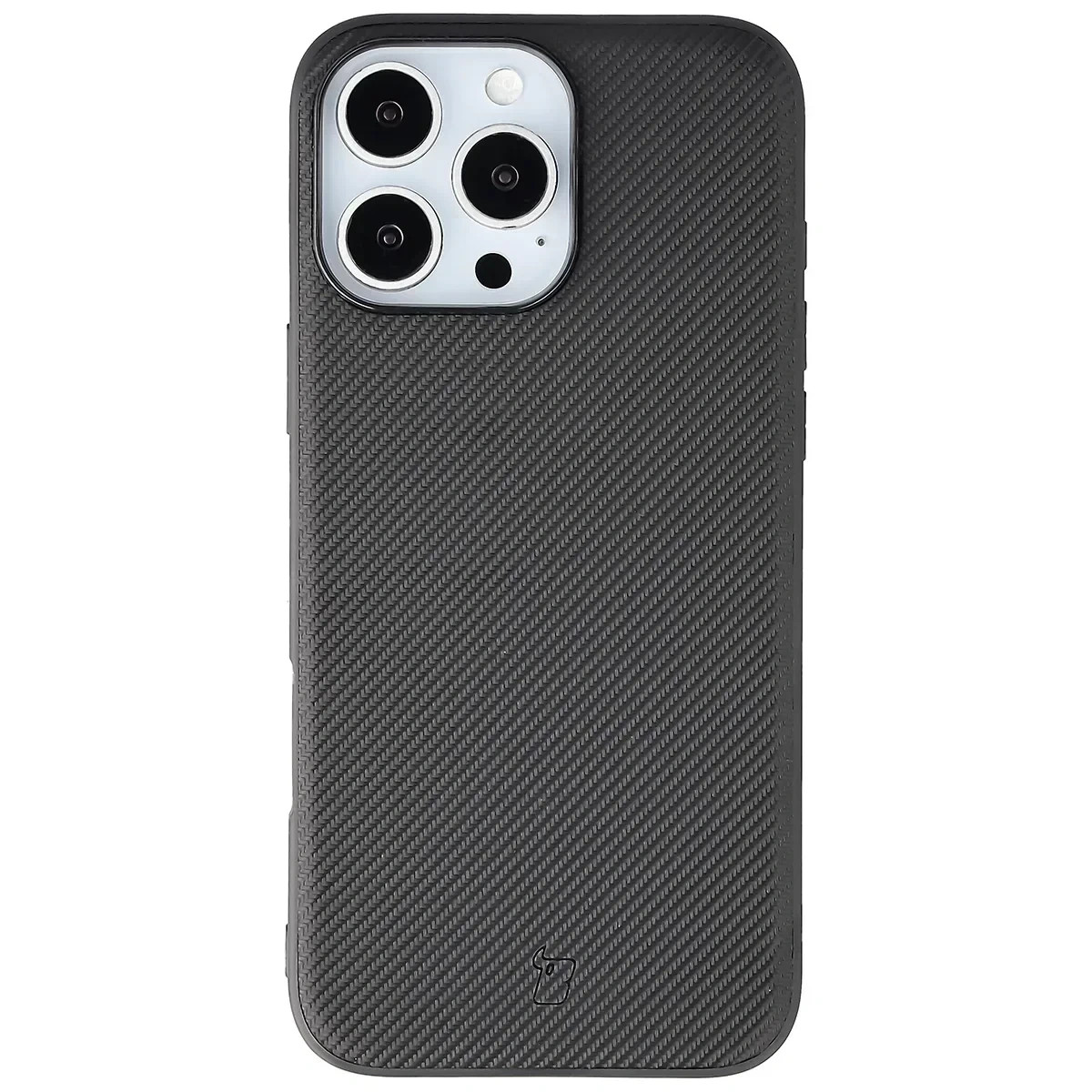Kryt Bizon Case CarbO Magnetic Apple iPhone 16 Pro Max, black