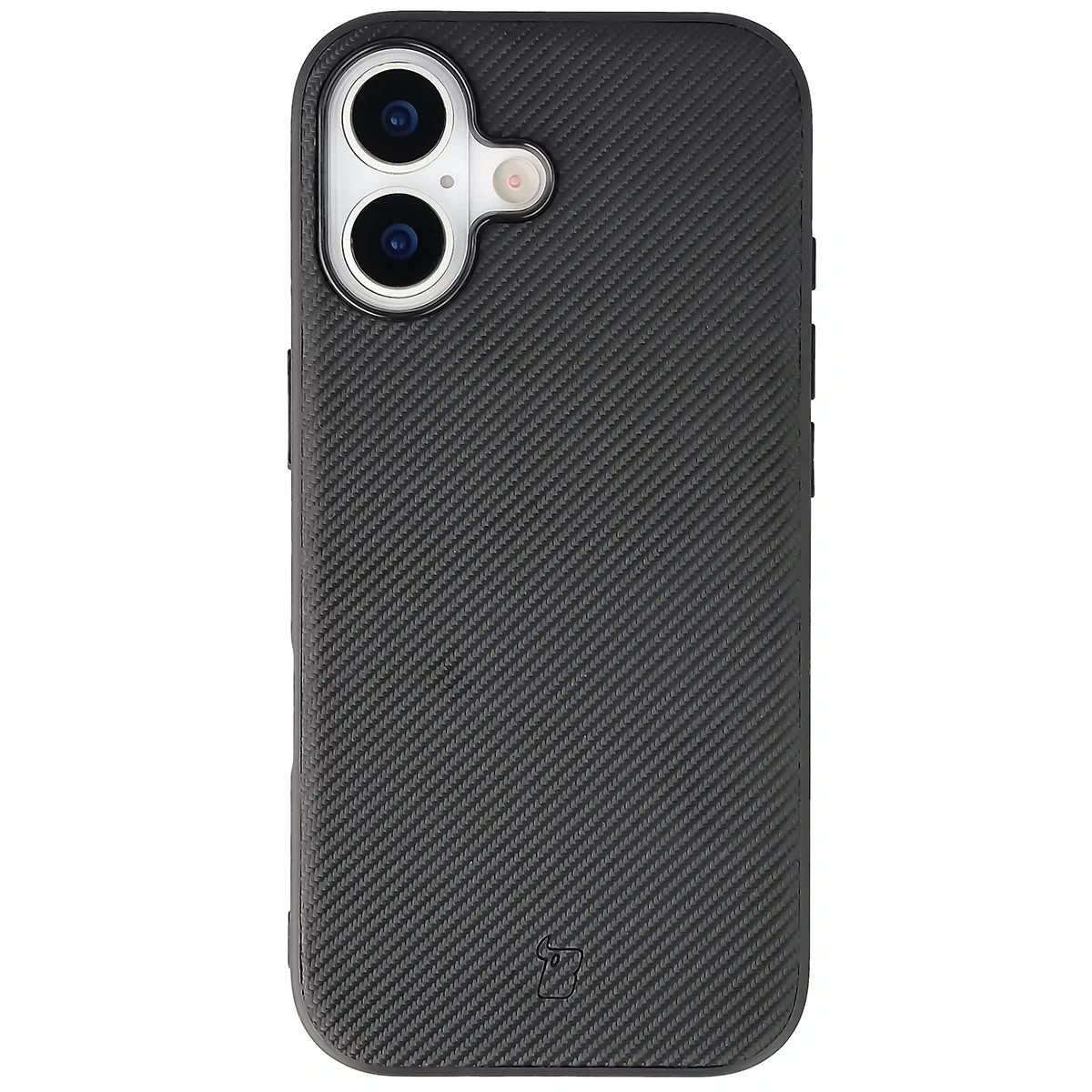Kryt Bizon Case CarbO Magnetic Apple iPhone 17, black