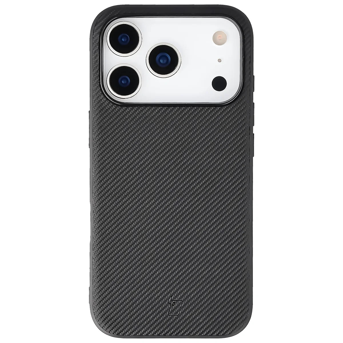 Kryt Bizon Case CarbO Magnetic Apple iPhone 17 Pro, black